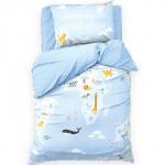 *Постельное бельё 1.5-спальное «Этель» Around the world, бязь