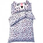 *Постельное бельё 1.5-спальное «Этель» Happy leopard, бязь