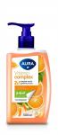 AURA 500мл Vitamin Complex Мыло жидкое 2в1 для рук и тела Апельсин и витамины флакон/дозатор