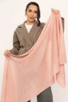 Вязаный палантин (пудра) ВП04-1М