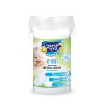 СОЛНЦЕ И ЛУНА ECO 40шт Ватные диски хлопковые овальные п/э КК/24