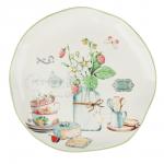 MILLIMI Земляника Тарелка, 21,5х2,5см, керамика