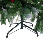 Искусственная ёлка «Зимнее волшебство. Зауженная», 150 см, d нижнего яруса 90 см, 480 ПВХ веток отгибаются