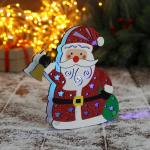 Ёлочная игрушка «Дед Мороз с колокольчиком и мешком» 16?17 см