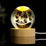 Светильник новогодний «Олень», d=6 см