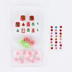 Детские накладные ногти «Ты чудесна», 12 шт., набор с браслетом и заколками