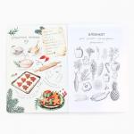 Подарочный набор новогодний, кулинарный блокнот и формочки для вырезания теста «Загадай желание!»