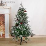 Искусственная ёлка «Зимнее волшебство. Виктория», 120 см, 322 ПВХ ветки