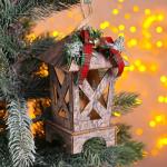 Декор новогодний с подсветкой «Сказка», 8.5?8.5?16 см