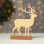 Декор с подсветкой «Новогодний олень», 11?5?19 см
