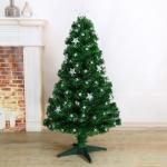 Искусственная ёлка 120 см, с гирляндой Led «Галактика», d нижнего яруса 60 см, 125 веток