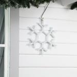 Неоновая фигура «Снежинка», 40 см, 360 LED, 220 В, свечение синее