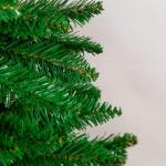 Искусственная ёлка «Зимнее волшебство. Зауженная», 120 см, d нижнего яруса 67 см, 210 ПВХ веток отгибаются