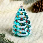 Ёлочная игрушка «Ёлочка», ручная работа, d=8 см