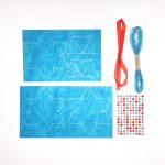 Ёлочная игрушка из фетра своими руками «Снежинка», набор для творчества