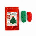 Ёлочная игрушка на новый год своими руками. Набор для вязания «Праздничная ёлка», 9 см, новогодний набор для творчества