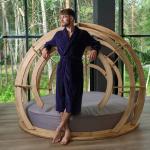 Халат махровый LoveLife «Comfort» цвет синий, размер 56-58 (L) 100% хлопок, 330 г/м?