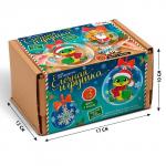 Ёлочные шары «Змея», своими руками, диаметр 9 см и 7 см, с наклейками, с деревянными основами