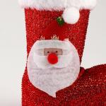 Конфетница «Сапожок», красная