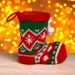 Конфетница «Сапожок», с бомбошками, вместимость 180 г, МИКС