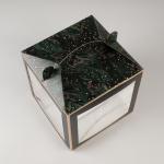 Коробка кондитерская с окном, сундук, «Новогодняя посылка» 20?20?20 см