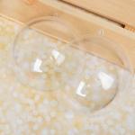 Ёлочный шар заготовка, раздельные части «Шар», диаметр собранного 13.6 см