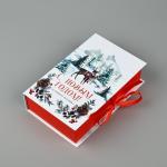Коробка - книга новогодняя «С Новым годом», 20?12.5?5 см