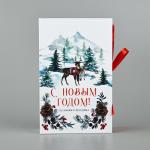 Коробка - книга новогодняя «С Новым годом», 20?12.5?5 см