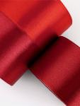 Атласная лента, набор 3 шт., 50 мм, 23±1 м, красная, бордовая
