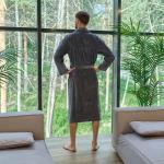 Халат махровый LoveLife «Comfort» цвет серый, размер 56-58 (L) 100% хлопок, 330 г/м?