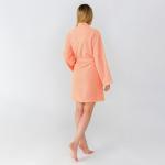 Халат махровый Экономь и Я женский, размер 42-44 цвет персиковый, 100% хлопок, 320 г/м?