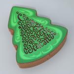 Коробка новогодняя подарочная «Ёлочка», 23?19.5?5 см