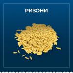 Макароны Barilla ризони Барилла