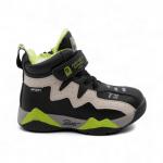 Ботинки демисезонные ЕВ1961-8 черно зеленые п/п