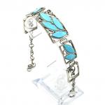 Браслет бирюза (имитация), 18см