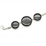 Браслет "Мозаика" из самоцветов, 19см