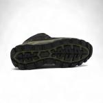 Ботинки на меху А689-8 черно зеленые п/п