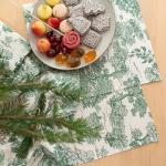 Набор салфеток декоративных 35х35 - 6 шт, саржа 'Туаль де Жуи ВБ'