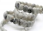 Браслет граненый 14*7мм из лунного камня (Адуляр)