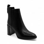 Ботинки из натуральной кожи Р-168-1 черные п/п