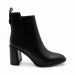 Ботинки из натуральной кожи Р-168-1 черные п/п