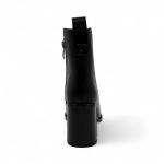 Ботинки из натуральной кожи Р-168-1 черные п/п