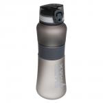 SILAPRO MAX Бутылка спортивная с замком, ULTIMATE GREY, 600мл, РС, силикон