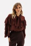 Блуза EOLA 2935 шоколад