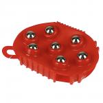 SILAPRO Массажер для тела, ПВХ, пластик, металл 13,5х9,5см, 2 цвета