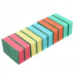 VETTA Набор губок для мытья посуды "Прима" 10 шт., 8х5х2,5 см