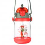 BY Русские Супергерои Бутылка детская с поильником, 8.5x19см,520мл,"Яга", PC, PP, силикон