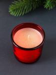 Ароматическая свеча новогодняя в стакане «Пряный апельсин», 60 г