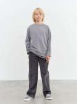 Лонгслив оверсайз "Графит" с принтом 7+
