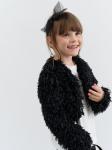 Кардиган с перьями "Оникс"